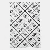 Das periodische Bar Küchentuch (Vertikal)