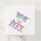 Das Personal war sehr freundlich und hilfsbereit. Geschenkanhänger (Beispiel)