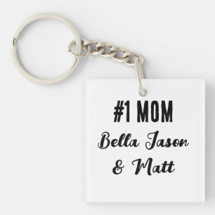 Das personalisierte All-Star-Mom-Teamspirit-Design Schlüsselanhänger