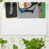 Das personalisierte Billard der Männer Handtuch (Gefaltet)