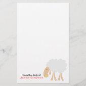 Das personalisierte Briefpapier der Spaß-Kinder (Vorderseite)