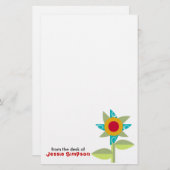 Das personalisierte Briefpapier der Spaß-Kinder (Vorne/Hinten)