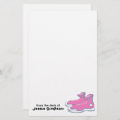 Das personalisierte Briefpapier der Spaß-Kinder (Vorne/Hinten)