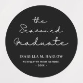 Das Personalisierte des besaiteten Abschlusses Etiketten (Design 2)