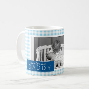 Das Personalisierte Foto der Welt zum besten Daddy Kaffeetasse