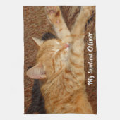 Das personalisierte Foto des Haustieres Küchentuch (Vertikal)