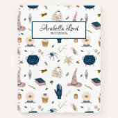 Das Personalisierte Hexen-Garten-Notebook Notizblock (Vorderseite)