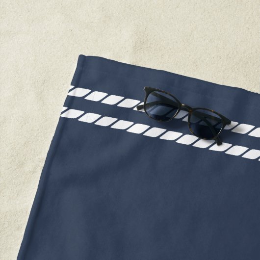 Das personalisierte Leben am Strand ist besser Strandtuch (Beispiel)