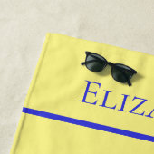 Das personalisierte Leben am Strand ist besser Strandtuch (Beispiel)