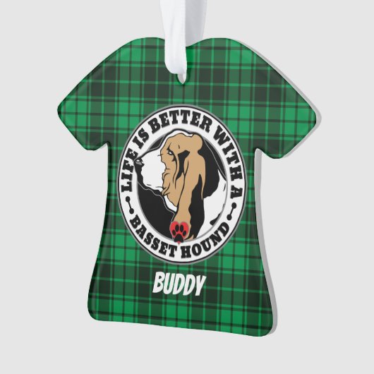 Das Personalisierte Leben im Basislager ist besser Ornament (Vorderseite)