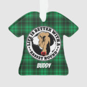 Das Personalisierte Leben im Basislager ist besser Ornament (Vorderseite)