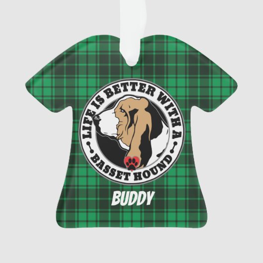 Das Personalisierte Leben im Basislager ist besser Ornament (Vorderseite)