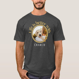 Das personalisierte Leben ist mit dem Pet-Foto und T-Shirt
