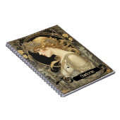 Das Personalisierte Notebook der goldenen Frau Notizblock (Rechte Seite)