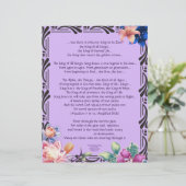 Das Personalisierte Papier über die schmale Straße (Stehend Vorderseite)