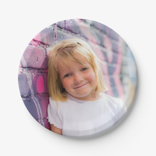 Das personalisierte Party der Pappteller (Vorderseite)