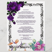 Das Personalisierte Reisepapier (Rückseite)