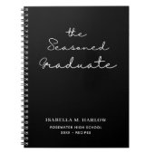 Das Personalisierte Rezept für gesüßte Graduate Notizblock (Vorderseite)