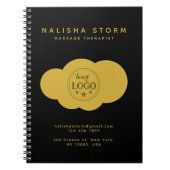 Das Personalisierte Spiral-Foto des Massagetherape Notizblock (Vorderseite)