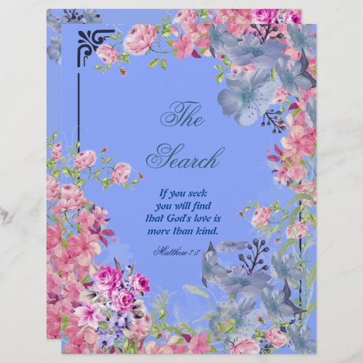 Das Personalisierte Suchgedicht (Vorne/Hinten)