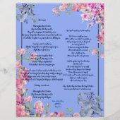 Das Personalisierte Suchgedicht (Rückseite)