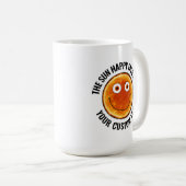 Das Personalisierte und glückliche Gesicht der Son Kaffeetasse (VorderseiteRechts)
