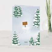 Das Personalisierte Waldgebiet des Snowbären (Rückseite)