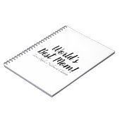 Das personalisiertste Drehbuch der Welt - stilvoll Notizblock (Linke Seite)