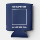 Das Personalisiertste Opa Custom Foto der Welt Dosenkühler (Rückseite)