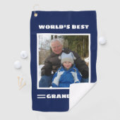 Das Personalisiertste Opa Custom Foto der Welt Golfhandtuch (Insitu)