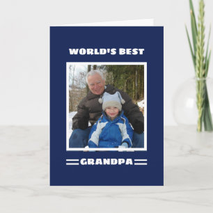 Das Personalisiertste Opa Custom Foto der Welt Karte