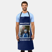 Das Personalisiertste Opa Custom Foto der Welt Schürze (Getragen)