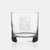 Das Personalisiertste Opa Custom Foto der Welt Whiskyglas (Rückseite)