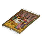 Das Pessach der Juden, ein Faksimile aus dem 15. J Magnet (Linke Seite)