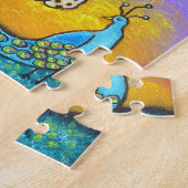 Das Pfau-Königin-Puzzlespiel Puzzle (Seite)