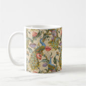 Das Pfauenmuster Art Nouveau 1890 Kaffeetasse (Links)