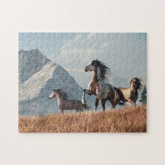Das Pferd des alten Krieges Puzzle (Horizontal)