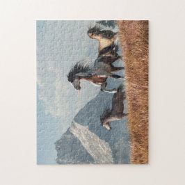 Das Pferd des alten Krieges Puzzle