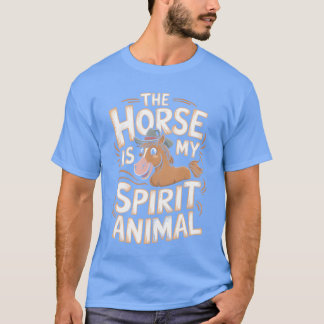 Das Pferd ist mein Geist Tier Mädchen T-Shirt