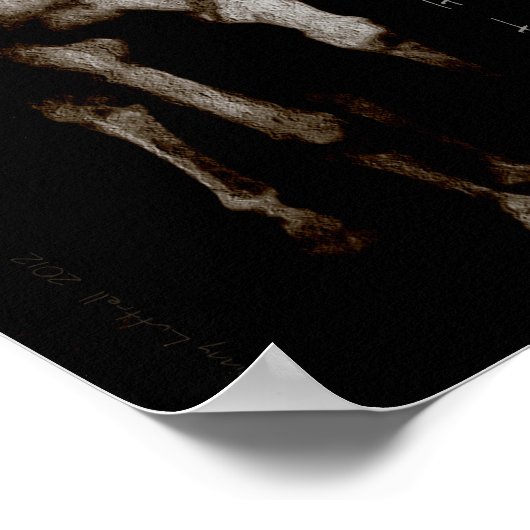 Das Pferd Poster (Ecke)