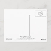 Das Pferd Postkarte (Rückseite)