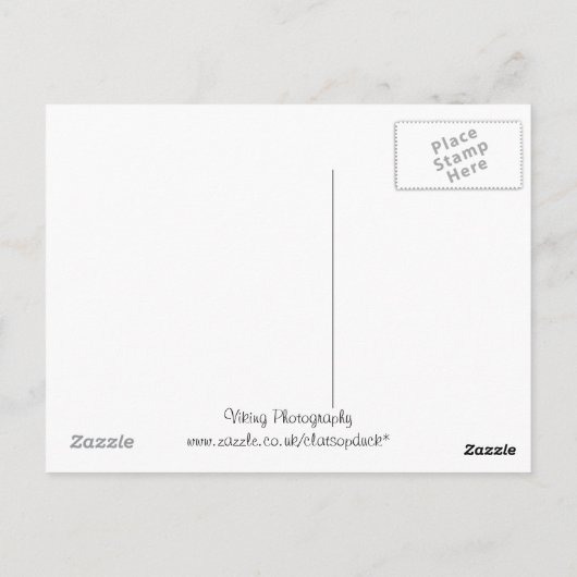 Das Pferd Postkarte (Rückseite)