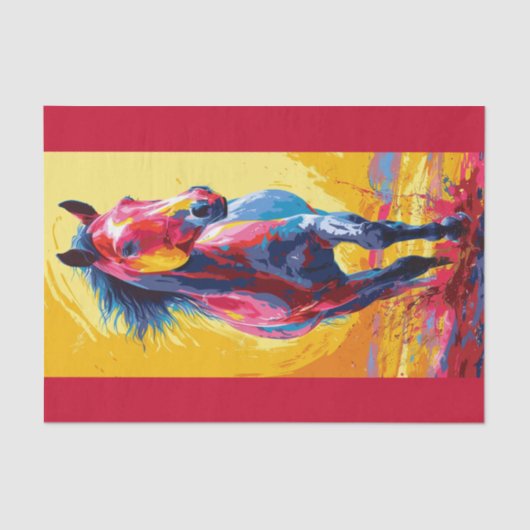 Das Pferd rissen Seidenpapier (Vorderseite)