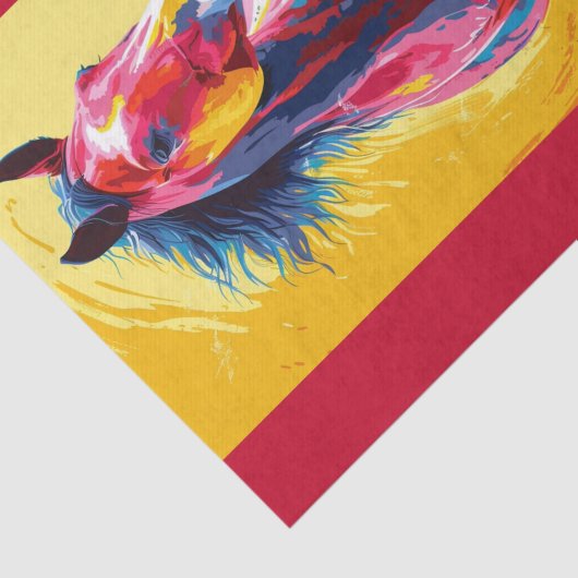 Das Pferd rissen Seidenpapier (Ausschnitt)