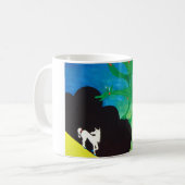 Das Pferd u. die Drache-Tasse Kaffeetasse (Vorderseite Links)