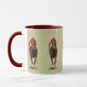 Das Pferd und der Jockey Tasse (Links)