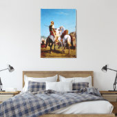 Das Pferd von Gaada oder das Pferd der Unterwerfun Leinwanddruck (Insitu (Schlafzimmer))