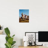 Das Pferd von Gaada oder das Pferd der Unterwerfun Poster (Heimbüro)