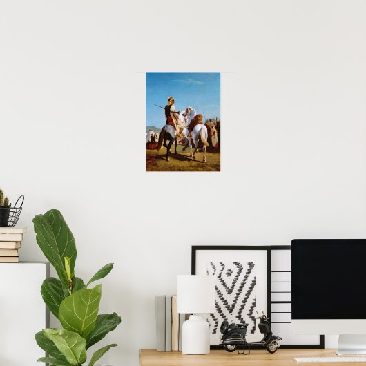 Das Pferd von Gaada oder das Pferd der Unterwerfun Poster (Heimbüro)