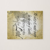 Das Pferd wird bereite Sprichwort-21:31 Schrift Puzzle (Horizontal)